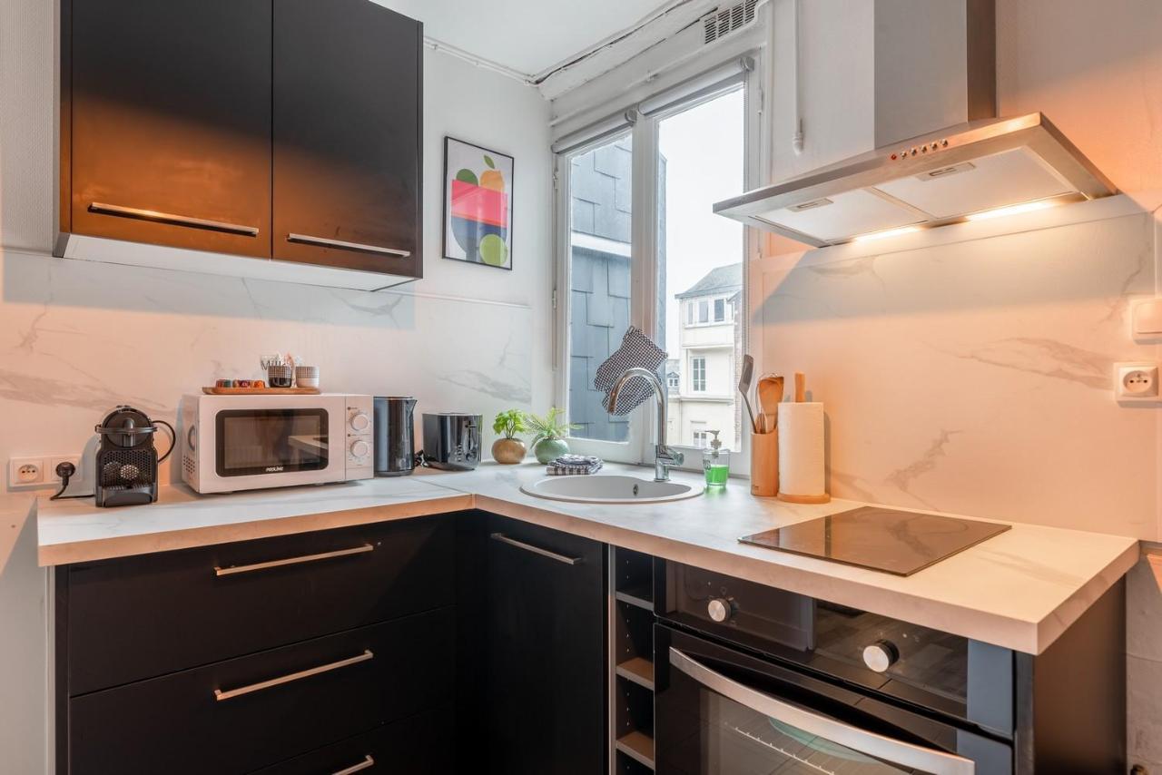 Olympe By Kleidos, Appartement 4P, Rue Calme, Centre Historique, Proche Gare Rouen Dış mekan fotoğraf