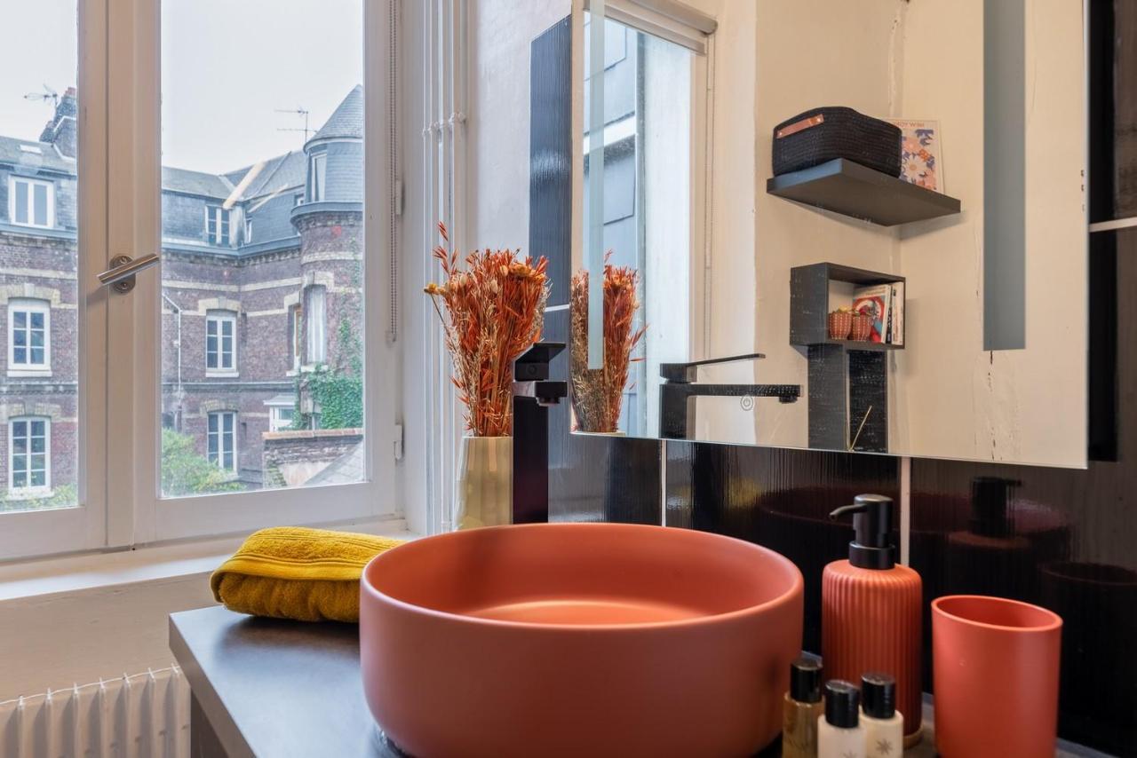 Olympe By Kleidos, Appartement 4P, Rue Calme, Centre Historique, Proche Gare Rouen Dış mekan fotoğraf
