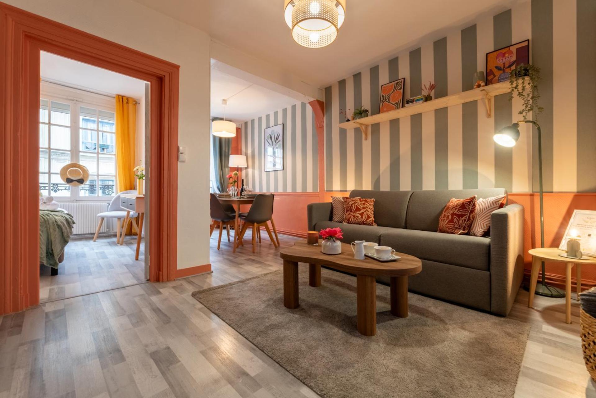 Olympe By Kleidos, Appartement 4P, Rue Calme, Centre Historique, Proche Gare Rouen Dış mekan fotoğraf